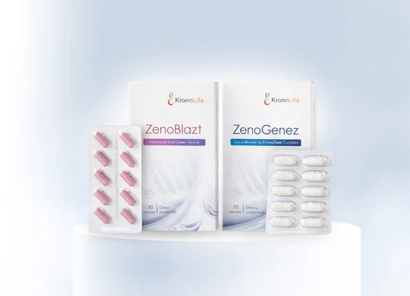 ผลิตภัณฑ์เสริมอาหาร KronoLife ZenoBlazt และ ZenoGenez